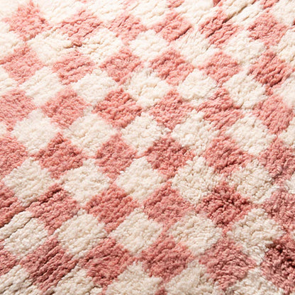 Alfombra Ajedrez Rosa