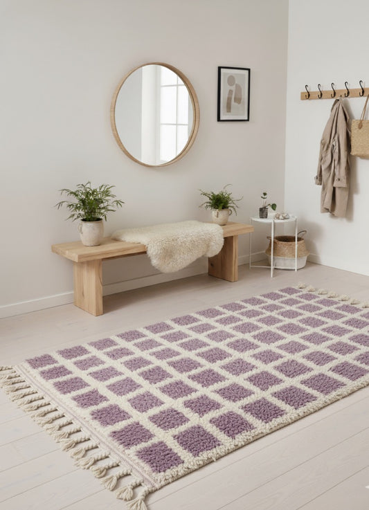 Ajedrez Malva - 100x159 cm