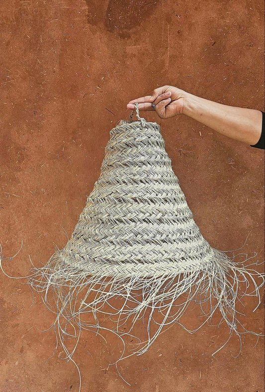 Lampara Palmera Trenzada