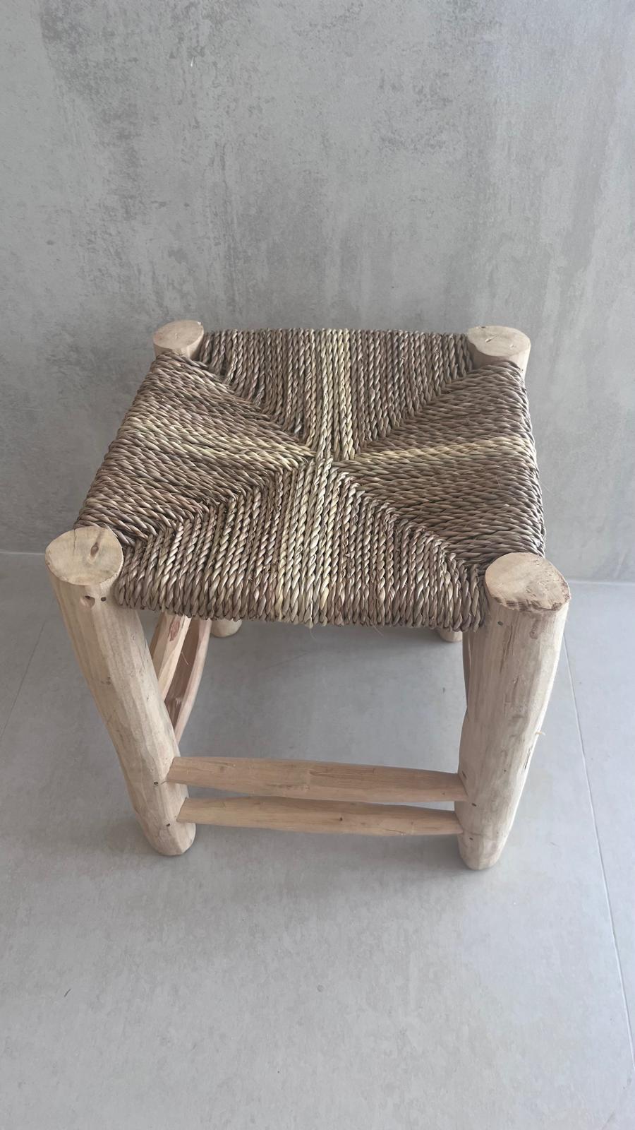 Taburete Madera Natural