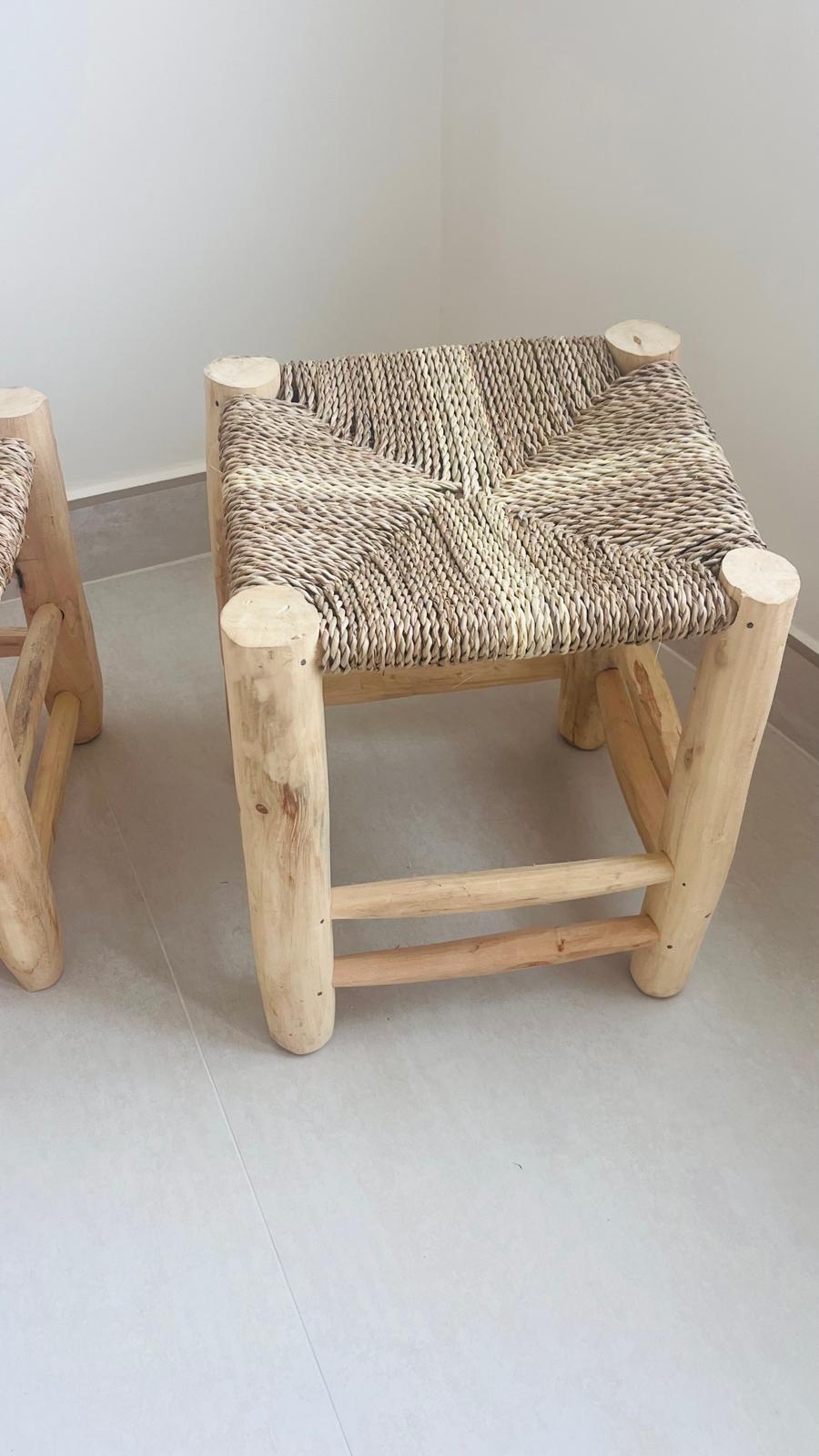 Taburete Madera Natural