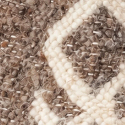 Textura real de la lana de la tela de alfombra bereber de los zuecos artesanales
